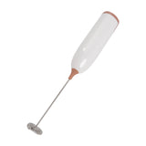 Household Electric Milk Frother Automatic Handheld Milk Foam Maker Coffee Stirring Bar Kitchen Drink Foamer White Coffee