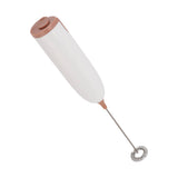Household Electric Milk Frother Automatic Handheld Milk Foam Maker Coffee Stirring Bar Kitchen Drink Foamer White Coffee