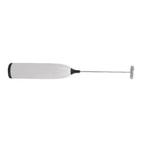 Household Electric Milk Frother Automatic Handheld Milk Foam Maker Coffee Stirring Bar Kitchen Drink Foamer White Black - Rear View