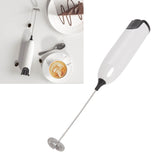 Household Electric Milk Frother Automatic Handheld Milk Foam Maker Coffee Stirring Bar Kitchen Drink Foamer White Black