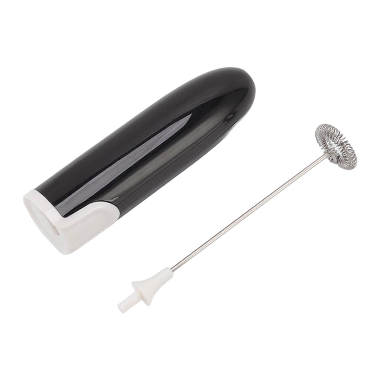 Household Electric Milk Frother Automatic Handheld Milk Foam Maker Coffee Stirring Bar Kitchen Drink Foamer Black White