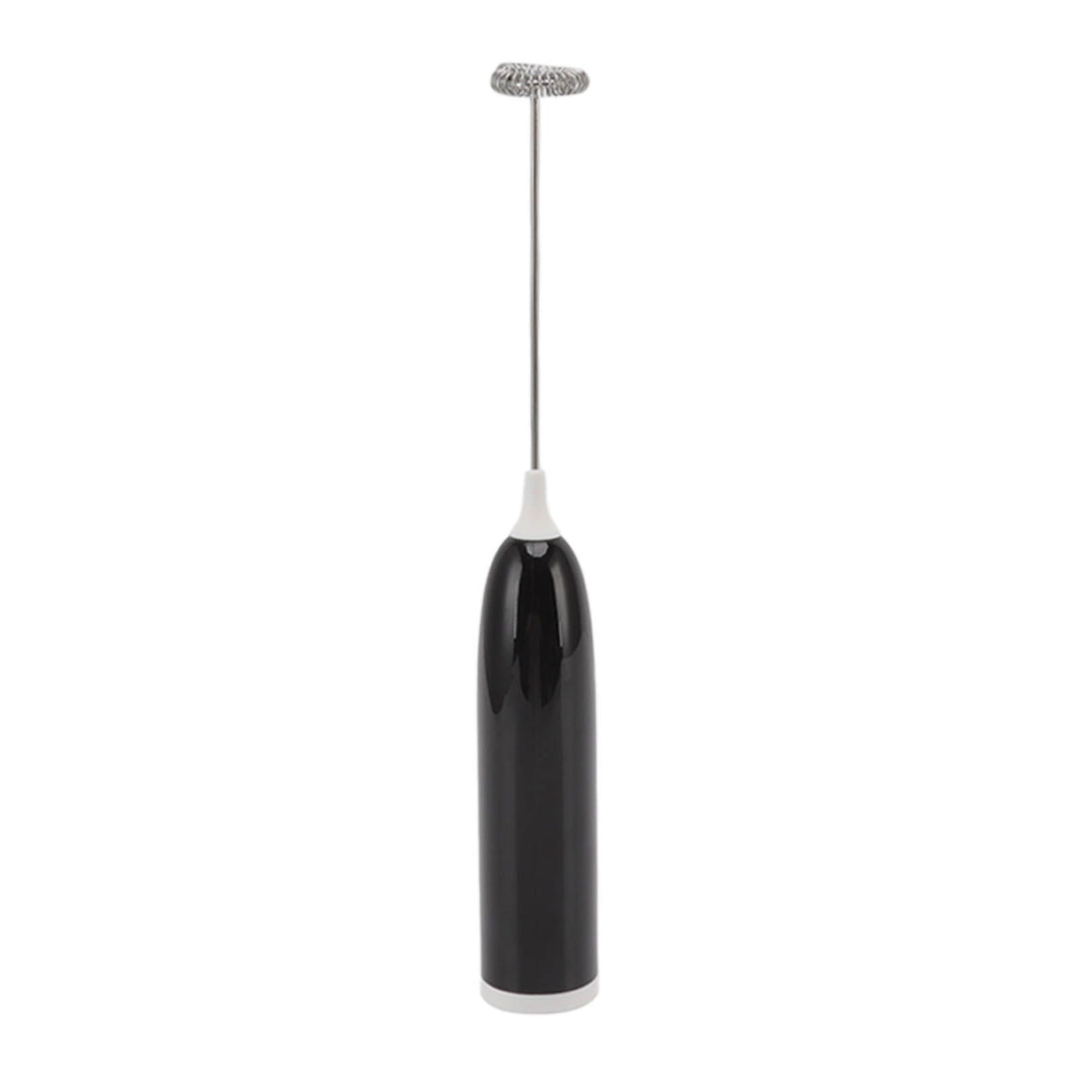 Household Electric Milk Frother Automatic Handheld Milk Foam Maker Coffee Stirring Bar Kitchen Drink Foamer Black White