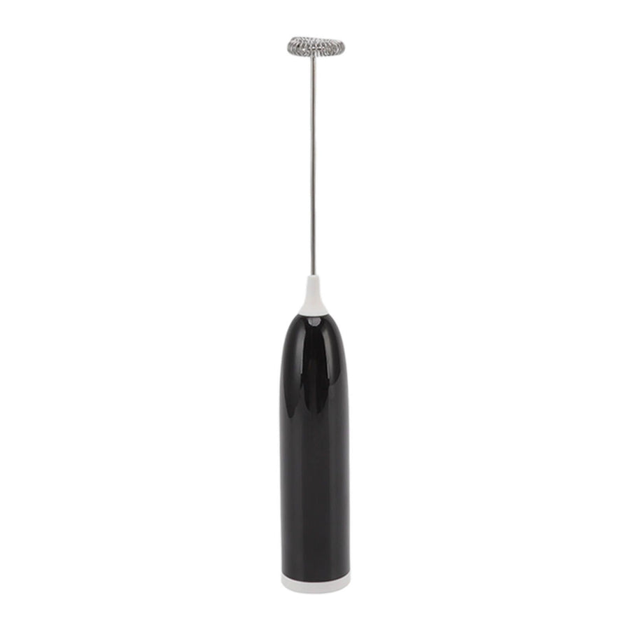 Household Electric Milk Frother Automatic Handheld Milk Foam Maker Coffee Stirring Bar Kitchen Drink Foamer Black White