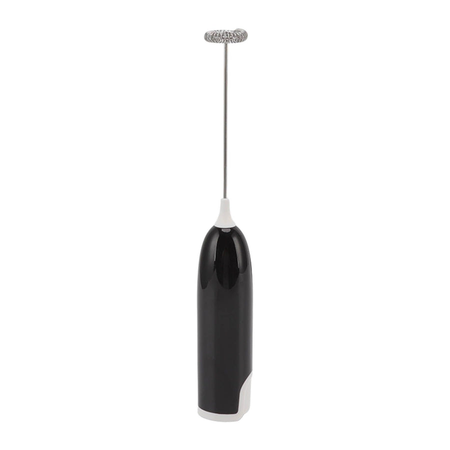 Household Electric Milk Frother Automatic Handheld Milk Foam Maker Coffee Stirring Bar Kitchen Drink Foamer Black White