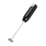 Household Electric Milk Frother Automatic Handheld Milk Foam Maker Coffee Stirring Bar Kitchen Drink Foamer Black White - Extra Image