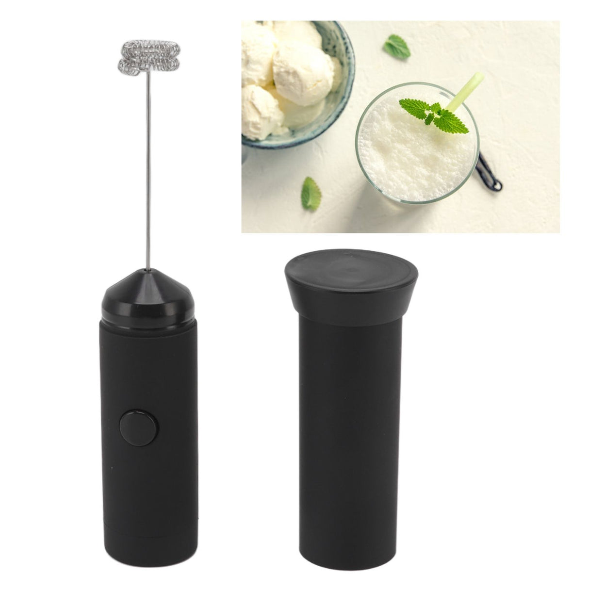 Electric Milk Frother Home Handheld Coffee Frothing Machine Milk Mixing Frother for Cafe