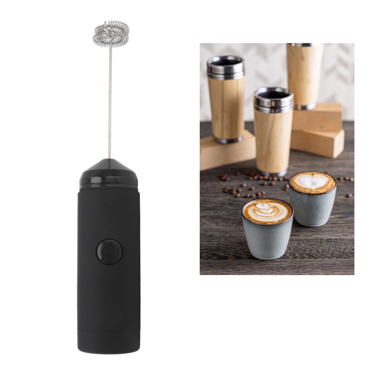 Electric Milk Frother Home Handheld Coffee Frothing Machine Milk Mixing Frother for Cafe