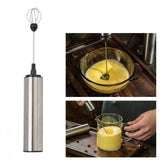 Electric Mini Blender Handheld Auto Stainless Steel Detachable Milk Foamer for Home Kitchen