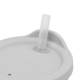 Silicone Sippy Cups Double Handles Lightweight Toddler Training Cup with Tight Leakproof Cover for Home Travelling Grey - Extra Image
