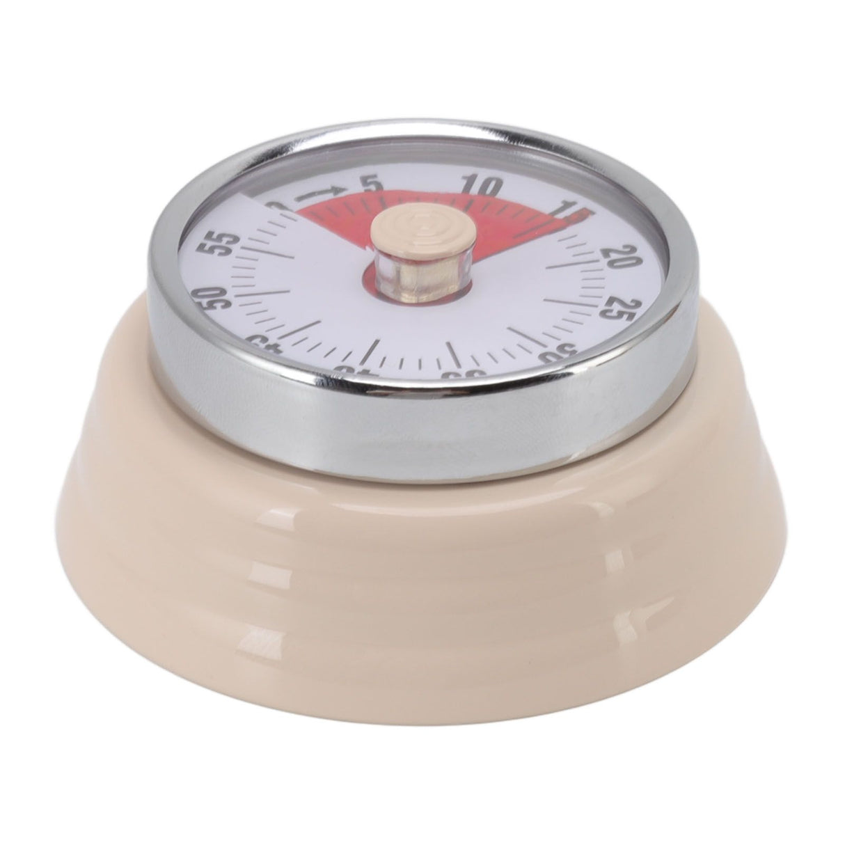 Magnet Circular Timer 60 Minute Visual Countdown Timer for Teachers Classroom Kids Homework Reading Adults Cooking Office Gym Beige