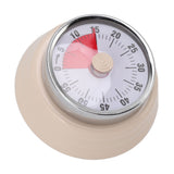 Magnet Circular Timer 60 Minute Visual Countdown Timer for Teachers Classroom Kids Homework Reading Adults Cooking Office Gym Beige