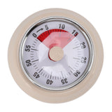 Magnet Circular Timer 60 Minute Visual Countdown Timer for Teachers Classroom Kids Homework Reading Adults Cooking Office Gym Beige