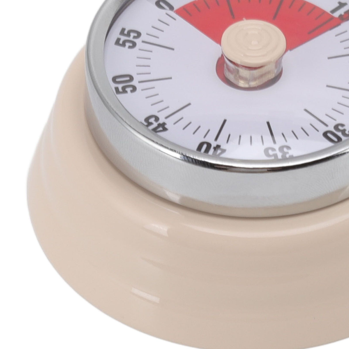 Magnet Circular Timer 60 Minute Visual Countdown Timer for Teachers Classroom Kids Homework Reading Adults Cooking Office Gym Beige