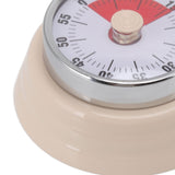 Magnet Circular Timer 60 Minute Visual Countdown Timer for Teachers Classroom Kids Homework Reading Adults Cooking Office Gym Beige