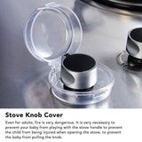 5Pcs Clear Stove Knob Covers Baby Safe Gas Stove Knob Covers Home Kitchen Switch Protection Tool for Infant Child Protector Transparent