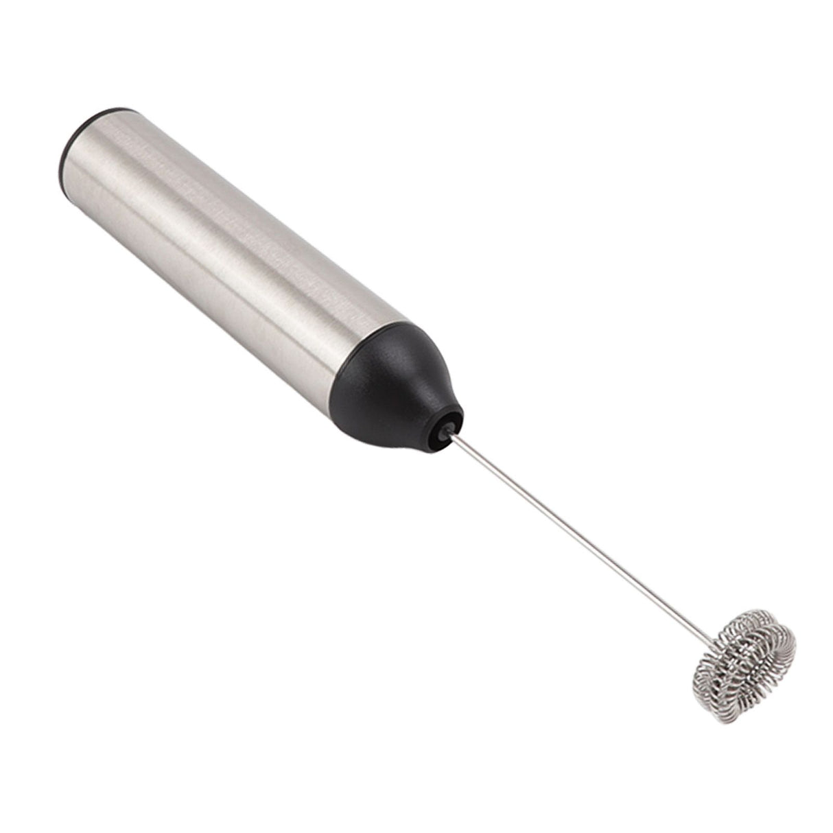 Handheld Milk Frother Lightweight Stainless Steel ABS Electric Whisk with 2 Mixing Head