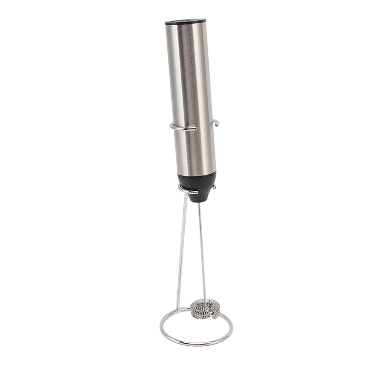 Handheld Milk Frother Lightweight Stainless Steel ABS Electric Whisk with 2 Mixing Head