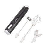 Electric Egg Beater Portable Multi Gears Milk Frother Rechargeable Kitchen Restaurant Coffee Cream Mixer