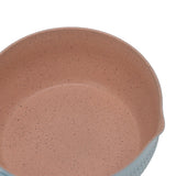 Sauce Pan Stick Proof Aluminum Alloy Multi Functional Milk Pot with Wooden Handle for Induction Gas Stove Blue