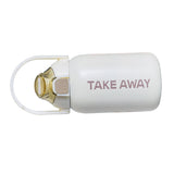 850ml Insulated Water Bottle Large Capacity with Bounce Cap Straw Winter Insulated Cup for Outdoor Beige