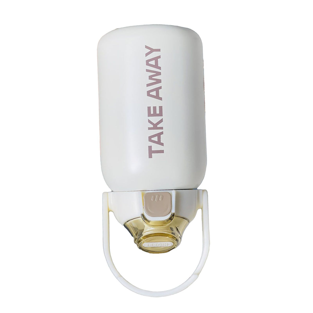 850ml Insulated Water Bottle Large Capacity with Bounce Cap Straw Winter Insulated Cup for Outdoor Beige