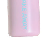 850ml Insulated Water Bottle Large Capacity with Bounce Cap Straw Winter Insulated Cup for Outdoor Pink - Low Angle