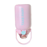 850ml Insulated Water Bottle Large Capacity with Bounce Cap Straw Winter Insulated Cup for Outdoor Pink