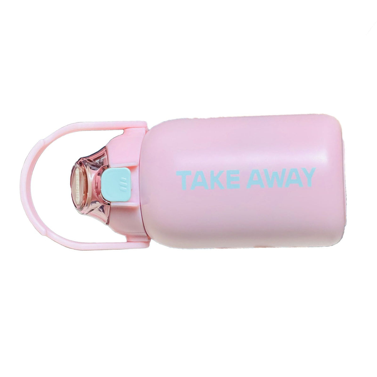 850ml Insulated Water Bottle Large Capacity with Bounce Cap Straw Winter Insulated Cup for Outdoor Pink
