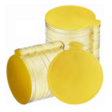200Pcs Golden Cake Base Board 3.5in Round Cake Pad for Mini Cakes Muffins Cookies Mousse Brownies Cupcakes Pizza