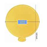 200Pcs Golden Cake Base Board 3.5in Round Cake Pad for Mini Cakes Muffins Cookies Mousse Brownies Cupcakes Pizza