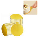 200Pcs Golden Cake Base Board 3.5in Round Cake Pad for Mini Cakes Muffins Cookies Mousse Brownies Cupcakes Pizza