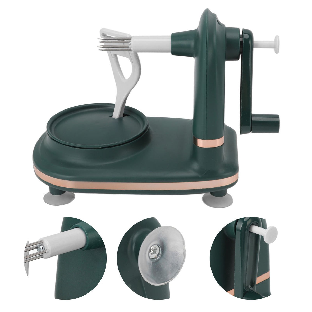 Hand Cranked Apple Peeler Fruit Peeler with Cutter Apple Fruit Peeled Machine Kit Kitchen Tool Upgrade