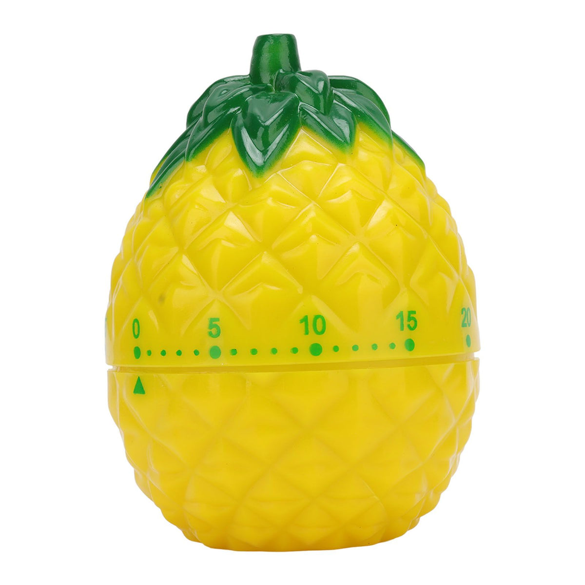 Kitchen Timer Fruit Shape Cute Style Plastic Material 6.4x6.4x8.7cm Compact Mechanical Timer for Home