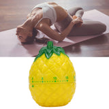 Kitchen Timer Fruit Shape Cute Style Plastic Material 6.4x6.4x8.7cm Compact Mechanical Timer for Home