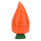 Cooking Timer Cute Carrot Shape Mechanical Timer for Kitchen Reading Studying Exercise - Front View