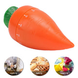 Cooking Timer Cute Carrot Shape Mechanical Timer for Kitchen Reading Studying Exercise