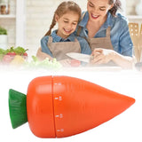 Cooking Timer Cute Carrot Shape Mechanical Timer for Kitchen Reading Studying Exercise