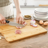 Chopping Board Thickened Bamboo Stable Sturdy Anti Crack Easy To Clean Kitchen Cutting Board with Hanging Hole - Extra Image