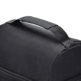 Cooler Bags Insulated Double Layer Large Capacity Oxford Cloth Washable Foldable Heat Insulation Lunch Bag for Office Black - Low Angle
