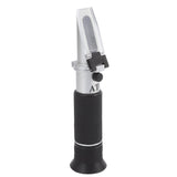 Brix Refractometer 3 in 1 Handheld Measure Sugar Content in Grape Wine Juice Alcohol Meter with ATC for Homebrew Kit