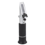 Brix Refractometer 3 in 1 Handheld Measure Sugar Content in Grape Wine Juice Alcohol Meter with ATC for Homebrew Kit