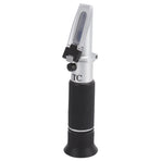 Brix Refractometer 3 in 1 Handheld Measure Sugar Content in Grape Wine Juice Alcohol Meter with ATC for Homebrew Kit
