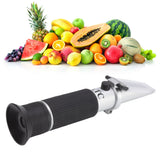 Brix Refractometer 3 in 1 Handheld Measure Sugar Content in Grape Wine Juice Alcohol Meter with ATC for Homebrew Kit - Extra Image