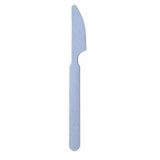 Wheat Straw Cutlery Set Modern Portable Fork Spoon Knife Tableware with Box for Office School Picnic Blue - Extra Image