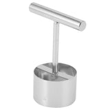 Apple Corer Remover Stainless Steel Fruit Corer Remover with Ergonomic Handle for Home Kitchen S - Side View