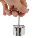 Apple Corer Remover Stainless Steel Fruit Corer Remover with Ergonomic Handle for Home Kitchen S - Rear View