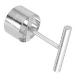 Apple Corer Remover Stainless Steel Fruit Corer Remover with Ergonomic Handle for Home Kitchen S - Close-Up Angle