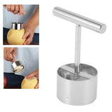 Apple Corer Remover Stainless Steel Fruit Corer Remover with Ergonomic Handle for Home Kitchen S