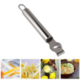 Lemon Peeler 304 Stainless Steel Lemon Zester Grater Orange Citrus Twist Peeler Kitchen Fruit Peeling Tools Black