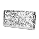 Hammered Tray Exquisite Odorless Stainless Steel Serving Tray for Living Room Bedroom Kitchen Bathroom 19.5x9.5cm Silver